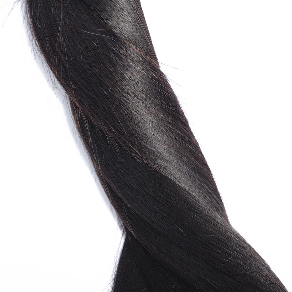 Natural Straight Human Hair Weave - European Style