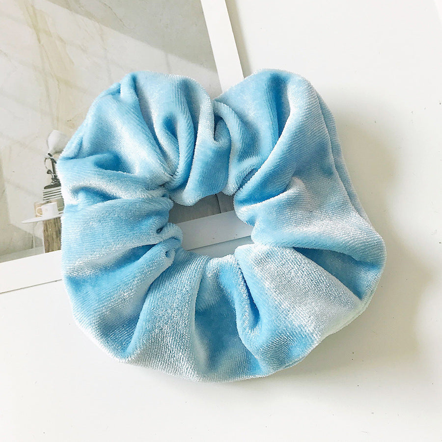 Velvet Flannel Hair Tie - Fashion Ponytail Scrunchie