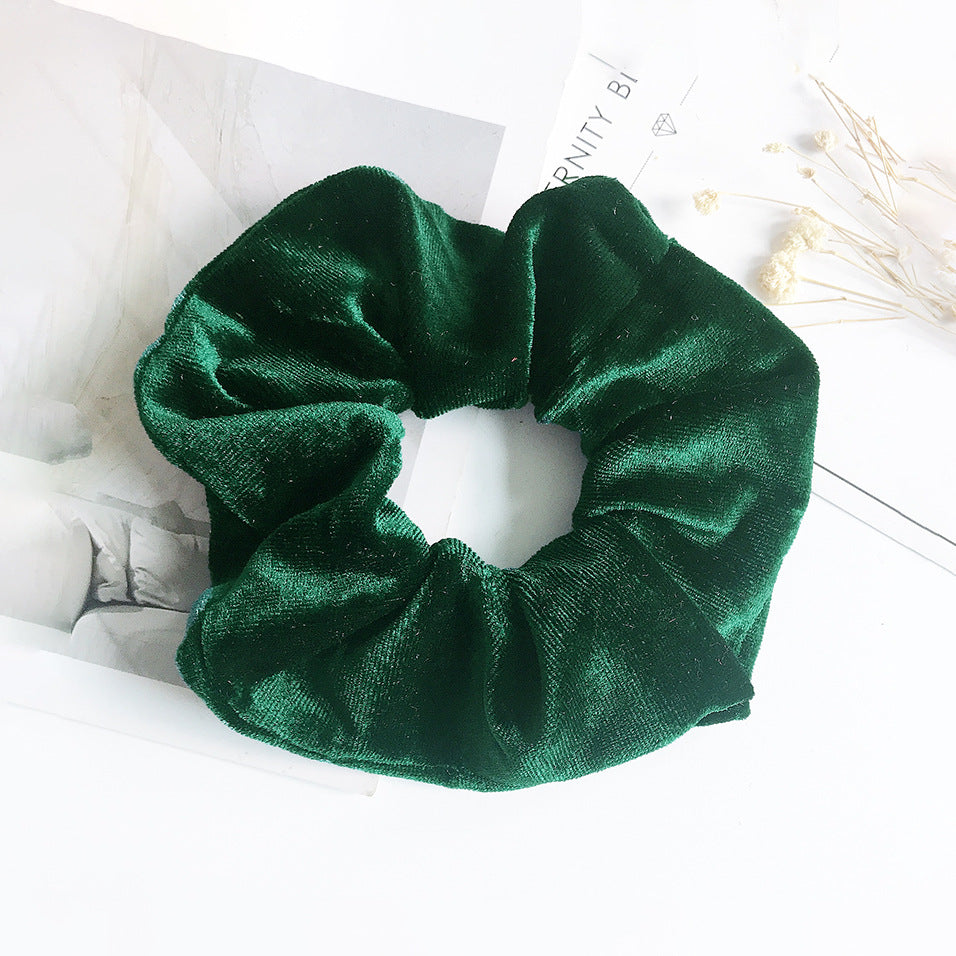 Velvet Flannel Hair Tie - Fashion Ponytail Scrunchie