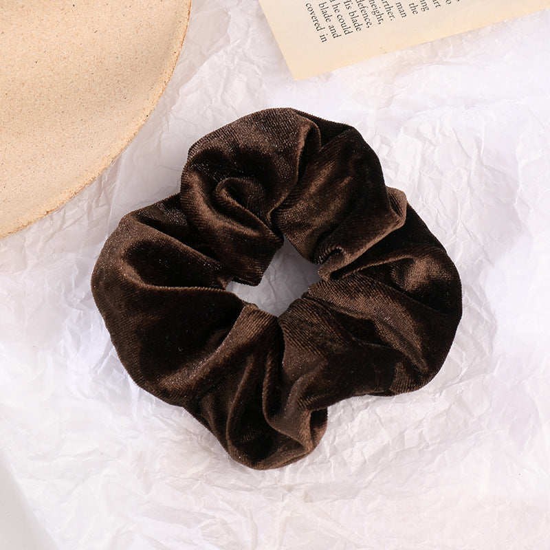 Velvet Flannel Hair Tie - Fashion Ponytail Scrunchie