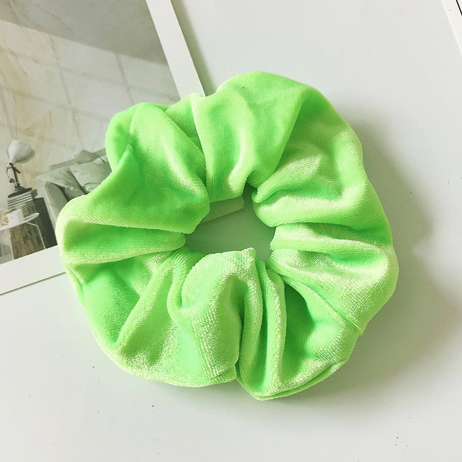 Velvet Flannel Hair Tie - Fashion Ponytail Scrunchie
