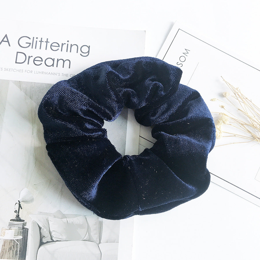 Velvet Flannel Hair Tie - Fashion Ponytail Scrunchie