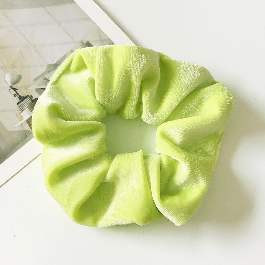 Velvet Flannel Hair Tie - Fashion Ponytail Scrunchie