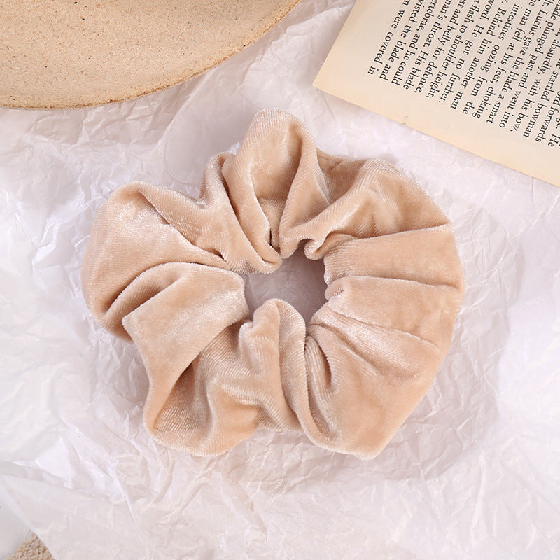 Velvet Flannel Hair Tie - Fashion Ponytail Scrunchie
