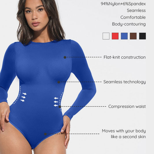 Round Neck Snap Crotch Bodysuit
