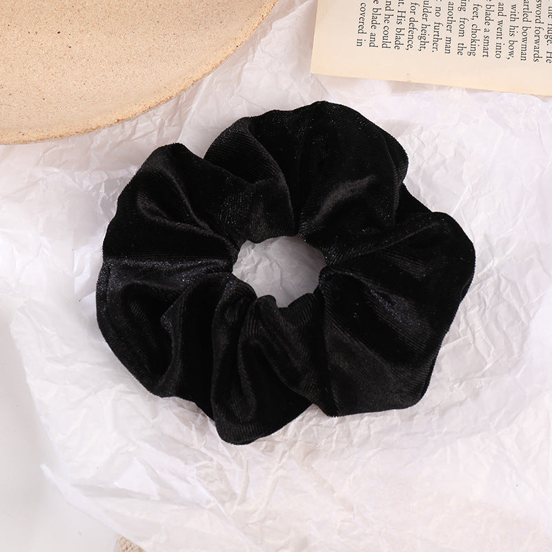 Velvet Flannel Hair Tie - Fashion Ponytail Scrunchie