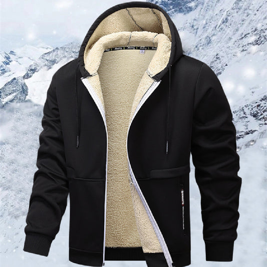 Men's Sherpa-Lined Heavyweight Zip Hoodie