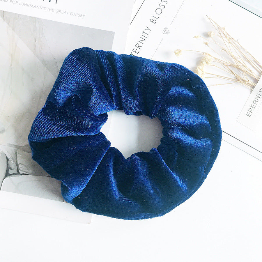 Velvet Flannel Hair Tie - Fashion Ponytail Scrunchie